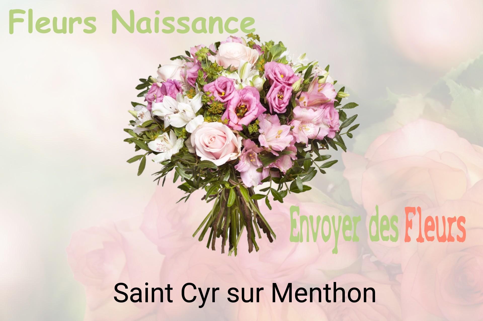 Bouquet de fleurs de naissance livré à Saint-Cyr-sur-Menthon